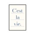 Picture of C'est La Vie II _GroupedProduct_Rectangle_Portrait_Canvas_Framed_