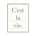 Picture of C'est La Vie II _GroupedProduct_Rectangle_Portrait_Canvas_Framed_