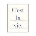 Picture of C'est La Vie II _GroupedProduct_Rectangle_Portrait_Canvas_Framed_