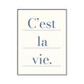 Picture of C'est La Vie II _GroupedProduct_Rectangle_Portrait_Canvas_Framed_
