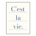 Picture of C'est La Vie II _GroupedProduct_Rectangle_Portrait_Canvas_Framed_