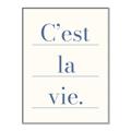 Picture of C'est La Vie II _GroupedProduct_Rectangle_Portrait_Canvas_Framed_