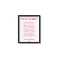 Picture of Pink Self Care _GroupedProduct_Rectangle_Portrait_Canvas_Framed_