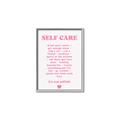 Picture of Pink Self Care _GroupedProduct_Rectangle_Portrait_Canvas_Framed_