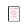 Picture of Pink Self Care _GroupedProduct_Rectangle_Portrait_Canvas_Framed_