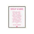 Picture of Pink Self Care _GroupedProduct_Rectangle_Portrait_Canvas_Framed_