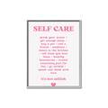Picture of Pink Self Care _GroupedProduct_Rectangle_Portrait_Canvas_Framed_