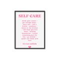 Picture of Pink Self Care _GroupedProduct_Rectangle_Portrait_Canvas_Framed_