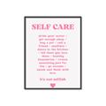Picture of Pink Self Care _GroupedProduct_Rectangle_Portrait_Canvas_Framed_