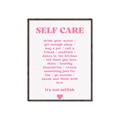 Picture of Pink Self Care _GroupedProduct_Rectangle_Portrait_Canvas_Framed_