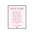 Picture of Pink Self Care _GroupedProduct_Rectangle_Portrait_Canvas_Framed_