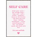 Picture of Pink Self Care _GroupedProduct_Rectangle_Portrait_Canvas_Framed_