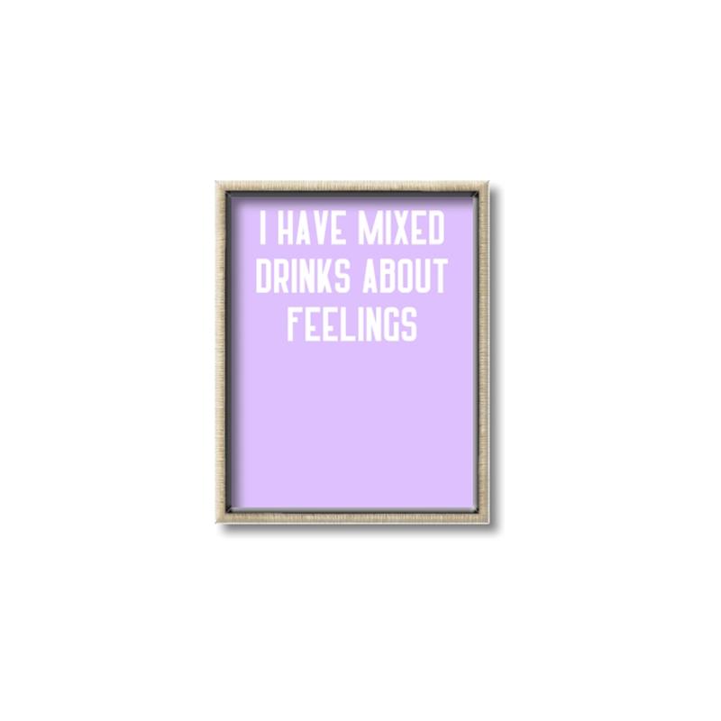 Picture of Mixed Drinks _GroupedProduct_Rectangle_Portrait_Canvas_Framed_