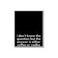 Picture of Coffee or Vodka _GroupedProduct_Rectangle_Portrait_Canvas_Framed_