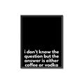 Picture of Coffee or Vodka _GroupedProduct_Rectangle_Portrait_Canvas_Framed_