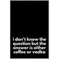 Picture of Coffee or Vodka _GroupedProduct_Rectangle_Portrait_Canvas_Framed_
