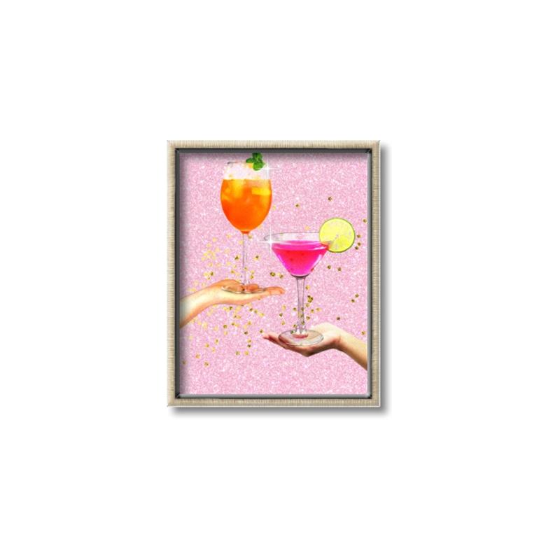 Picture of Cheers to Self-Love _GroupedProduct_Rectangle_Portrait_Canvas_Framed_