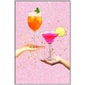Picture of Cheers to Self-Love _GroupedProduct_Rectangle_Portrait_Canvas_Framed_