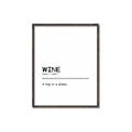 Picture of Quote Wine Hug _GroupedProduct_Rectangle_Portrait_Canvas_Framed_