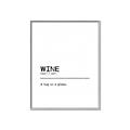 Picture of Quote Wine Hug _GroupedProduct_Rectangle_Portrait_Canvas_Framed_
