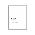 Picture of Quote Wine Hug _GroupedProduct_Rectangle_Portrait_Canvas_Framed_