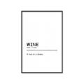 Picture of Quote Wine Hug _GroupedProduct_Rectangle_Portrait_Canvas_Framed_