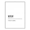 Picture of Quote Wine Hug _GroupedProduct_Rectangle_Portrait_Canvas_Framed_