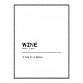 Picture of Quote Wine Hug _GroupedProduct_Rectangle_Portrait_Canvas_Framed_