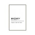 Picture of Quote Whiskey Censored _GroupedProduct_Rectangle_Portrait_Canvas_Framed_
