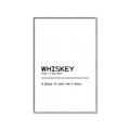 Picture of Quote Whiskey Censored _GroupedProduct_Rectangle_Portrait_Canvas_Framed_