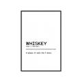 Picture of Quote Whiskey Censored _GroupedProduct_Rectangle_Portrait_Canvas_Framed_