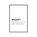 Picture of Quote Whiskey Censored _GroupedProduct_Rectangle_Portrait_Canvas_Framed_