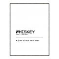 Picture of Quote Whiskey Censored _GroupedProduct_Rectangle_Portrait_Canvas_Framed_