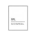 Picture of Quote Gin Question _GroupedProduct_Rectangle_Portrait_Canvas_Framed_