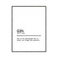 Picture of Quote Gin Question _GroupedProduct_Rectangle_Portrait_Canvas_Framed_