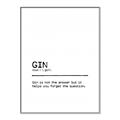 Picture of Quote Gin Question _GroupedProduct_Rectangle_Portrait_Canvas_Framed_