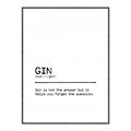 Picture of Quote Gin Question _GroupedProduct_Rectangle_Portrait_Canvas_Framed_