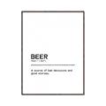 Picture of Quote Beer Stories _GroupedProduct_Rectangle_Portrait_Canvas_Framed_
