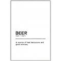 Picture of Quote Beer Stories _GroupedProduct_Rectangle_Portrait_Canvas_Framed_