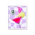 Picture of Disco Martini _GroupedProduct_Rectangle_Portrait_Framed_Matted_