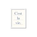 Picture of C'est La Vie II _GroupedProduct_Rectangle_Portrait_Framed_Matted_