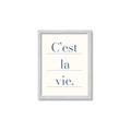 Picture of C'est La Vie II _GroupedProduct_Rectangle_Portrait_Framed_Matted_
