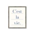 Picture of C'est La Vie II _GroupedProduct_Rectangle_Portrait_Framed_Matted_