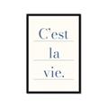 Picture of C'est La Vie II _GroupedProduct_Rectangle_Portrait_Framed_Matted_