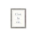 Picture of C'est La Vie II _GroupedProduct_Rectangle_Portrait_Framed_Matted_