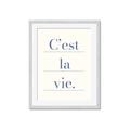 Picture of C'est La Vie II _GroupedProduct_Rectangle_Portrait_Framed_Matted_
