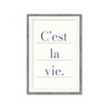 Picture of C'est La Vie II _GroupedProduct_Rectangle_Portrait_Framed_Matted_
