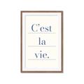 Picture of C'est La Vie II _GroupedProduct_Rectangle_Portrait_Framed_Matted_