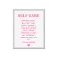 Picture of Pink Self Care _GroupedProduct_Rectangle_Portrait_Framed_Matted_
