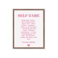 Picture of Pink Self Care _GroupedProduct_Rectangle_Portrait_Framed_Matted_